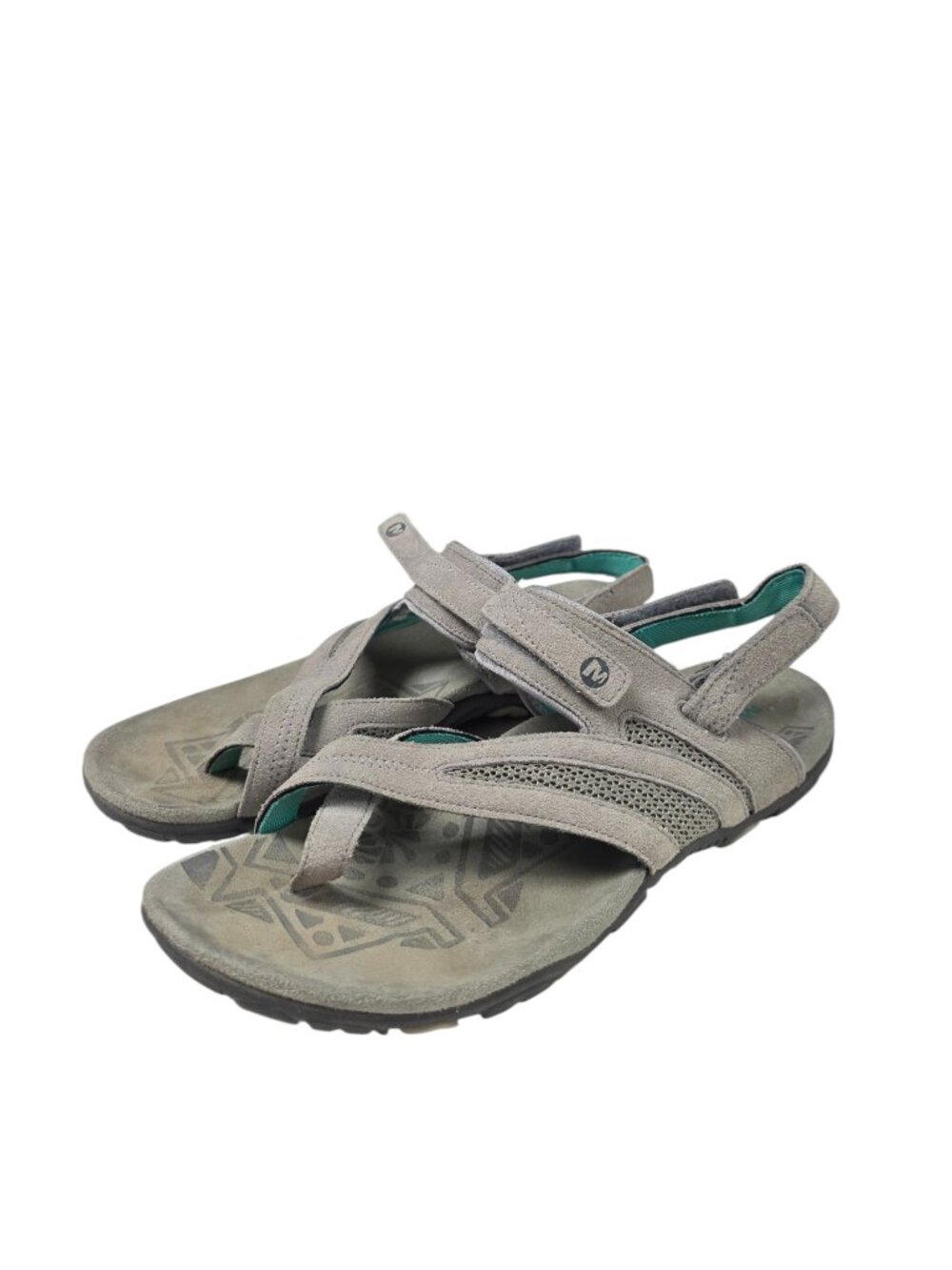 Merrell Suede Sport Sandals, Outdoor, Gorpcore, Hiking, Grey, Size 9